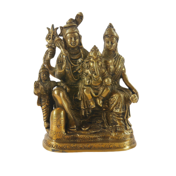 Shiva z rodziną Parvati Ganesh i Karttikeja